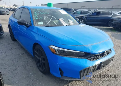 2025 Honda Civic Sedan Sport z USA, uszkodzony, nr VIN 19XFL2H85SE007253